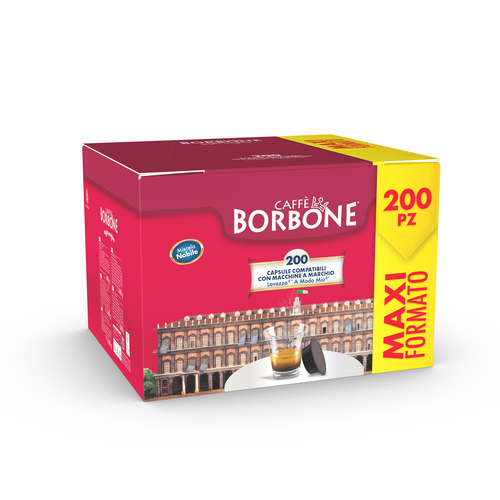 CAFFE'BORBON AMSBLUNOBI CAPS COMP LAVAZZA 200PZ NOBILE (BLU) AMS PROMO BO