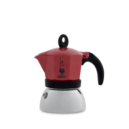 BIALETTI MOKAIND4R  CAFFETTIERA NEW MOKA INDUCTION 4 TZ. ROSSA0006944