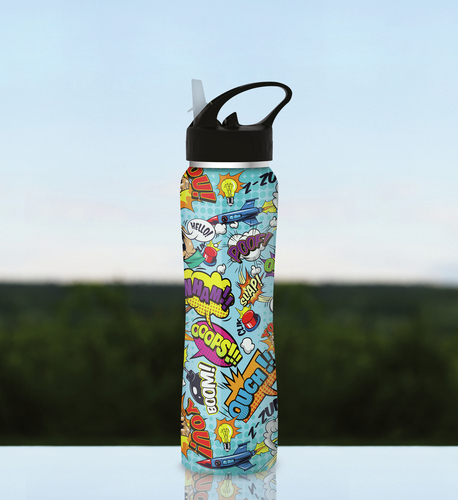 STEELBOTTLE TSBMW43COM BOTTIGLIA TERMICA 500ML MOST WANTED COMIC