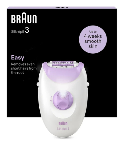BRAUN 3000SILKEP EPILATORE RETE 20 PIN. 2 VEL. SMART LIGHT BASIC