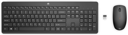 HP sta/con/a 18H24AA    TASTIERA/MOUSE WIRELESS 230 BLACK