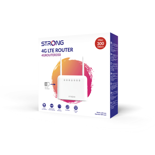 Strong 4GROUT350  ROUTER 4G CAT4/150 WIFI4/300 4LAN SIM