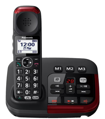 PANASONI KXTGM420EX CORDLESS SENIOR AMPLIFICATO C/SEGRETERIA SLOW TAL