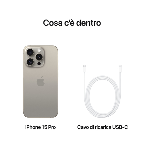 APPLE MTV53QL/A  IPHONE 15 PRO 256GB NATURAL TITANIUM