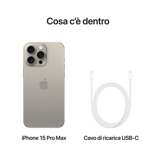 APPLE MU793QL/A  IPHONE 15 PRO MAX 256GB NATURAL TITANIUM