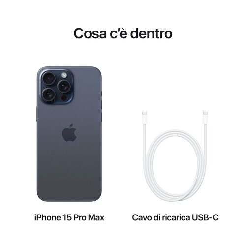 APPLE MU7F3QL/A  IPHONE 15 PRO MAX 512GB BLUE TITANIUM