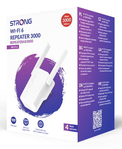Strong REPEAX3000 RANGE EXTENDER WIFI6/3000 1LAN/WAN GIGABIT