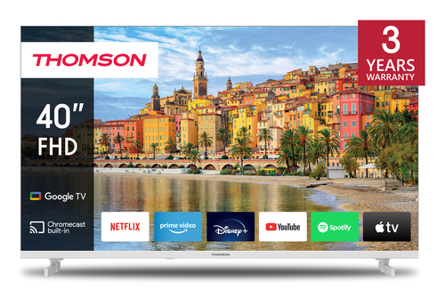 THOMSON 40FG2S14W  TVC LED 40 FHD GOOGLE HDR WIFI SAT 3 HDMI 2USB BI