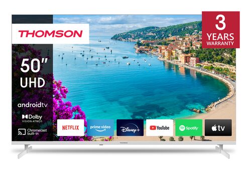 THOMSON 50UA5S13W  TVC LED 50 4K ANDROID HDR10 WIFI SAT 4 HDMI 2 USB