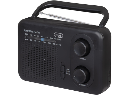 TREVI RA7F64BLAC RADIO FM PORTATILE BATT NERO