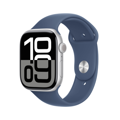 APPLE MWWM3QL/A  WATCH S10 46MM SIL.ALU CASE+DENIM SP.BAND M/L