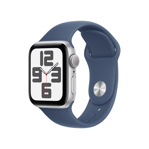 APPLE MXEC3QL/A  WATCH SE 40MM SIL.ALU CASE+DENIM SP.BAND S/M