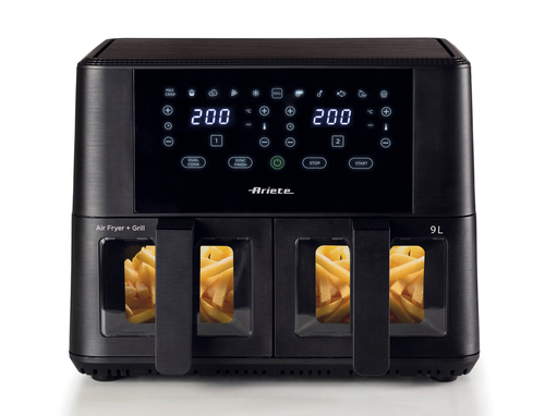 ARIETE 4631       FRIGGITRICE DOPPIA 4.5LT + 4.5LT 2400W TIMER CON