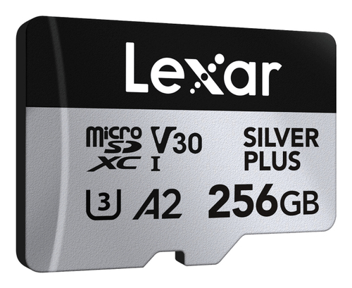 LEXAR 933062     CARD MICRO SD 256GB SILVER PLUS A2 V30 933062