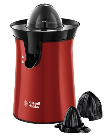 RUSSELL 26010-56   SPREMIAGRUMI INOX ROSSO FLAME RED 65W 2 CONI AVVO