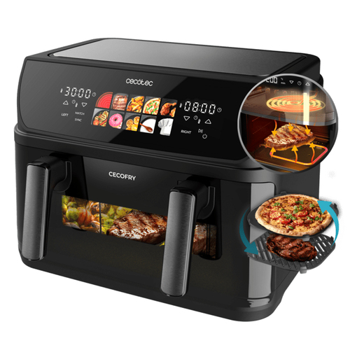 CECOTEC CECOFRYGRI FRIGGITRICE AD ARIA 10LT. 2800W 4RESISTENZE BLACK