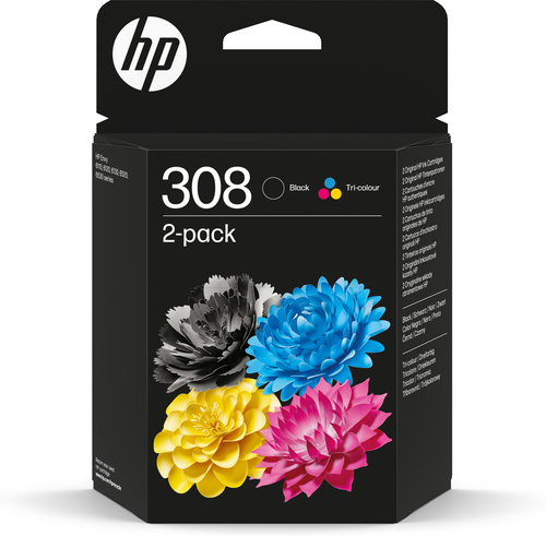 HP sta/con/a 6L6S6UEBL  C.INK MULTIPACK NERO/COLORE 308