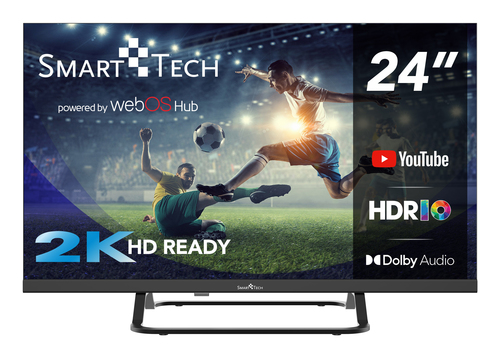 SMART TECH 24HW01V    TVC LED 24 HD 2K SMART TV 3 HDMI 2 USB BASECENTRA