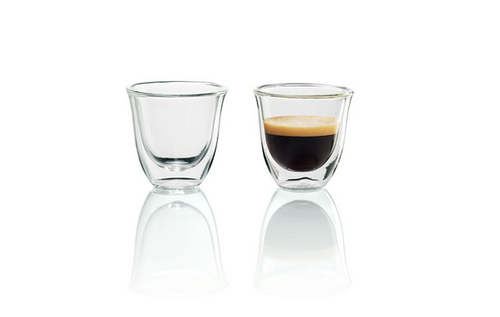 DELONGHI DLSC310    2 TAZZINE ESPRESSO SET DE LONGHI   DOPPIA PARETE