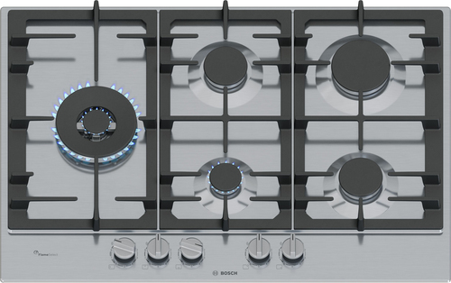BOSCH PCS7A5I90  PIANO COT 75CM 4F+1WLAT INOX GHISA  FLAMESELECT G