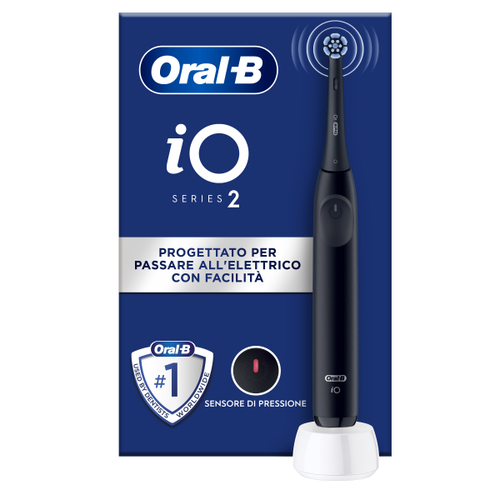 BRAUN IO2BLACK   SPAZZOLINO EL. RIC. 3 ORE SENSORE PRESS TIMERORAL