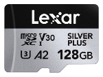LEXAR - 933061     CARD MICRO SD 128GB SILVER PLUS A2 V30 933061