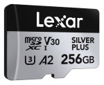 LEXAR - 933062     CARD MICRO SD 256GB SILVER PLUS A2 V30 933062