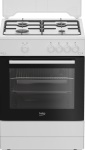 BEKO bianco - FBG62010DW CUCINA 60X60 FORNOGAS 4F BIANCA     COPERCHIO MET