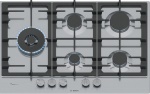 BOSCH - PCS7A5I90  PIANO COT 75CM 4F+1WLAT INOX GHISA  FLAMESELECT G