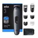 BRAUN - AIO3540    MULTIGROOMING RIC. DA 1 A 21MM     WET DRY 6  ACC