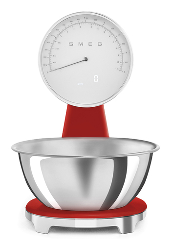 SMEG ped KSF01RDWW  BILANCIA DA CUCINA ANALOGICA ROSSO