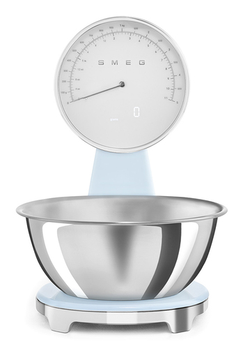SMEG ped KSF01PBWW  BILANCIA DA CUCINA ANALOGICA AZZURRO