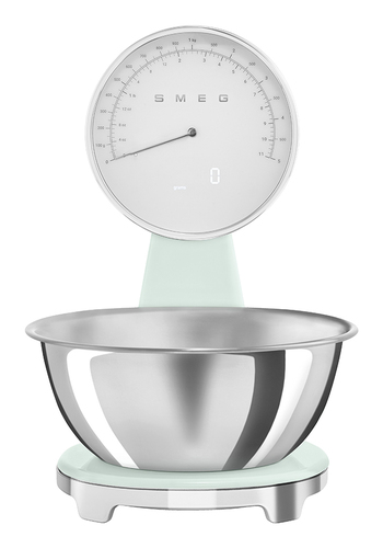 SMEG ped KSF01PGWW  BILANCIA DA CUCINA ANALOGICA VERDE PASTELLO