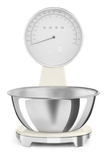 SMEG ped KSF01CRWW  BILANCIA DA CUCINA ANALOGICA PANNA