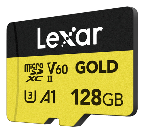 LEXAR 933095     CARD MICRO SD 128GB GOLD V60 DRONI+ACTION CAM9330