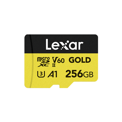 LEXAR 933096     CARD MICRO SD 256GB GOLD V60 DRONI+ACTION CAM9330