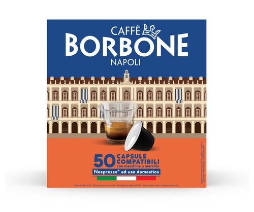 CAFFE'BORBONE REBDEKPALD CAPS COMP. NESPRESSO MISC. DECAFFEINATO 50 PZ