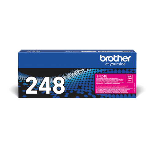 Brother TN248M     TONER MAGENTA 1000PG MFCL3760/8340/8230/8240