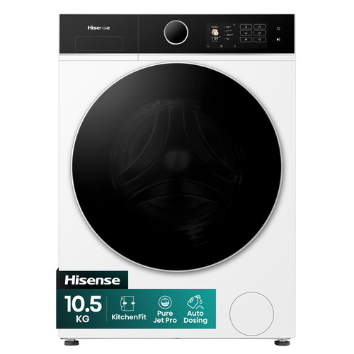 HISENSE WF5I1045BW LAVATRICE CF 10.5KG 1400G A-40% VAP OBLONERO REFR
