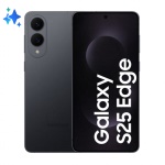 SAMSUNG - SM-S937BZK S.PHONE 5G S25EDGE BK  6.7QHD+ 8CORE 12/512GB FOT