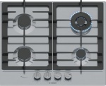 BOSCH incasso - PCH6A5I90  PIANO COT 60CM 3F+1W INOX GHISA     FRONT FLAMESE