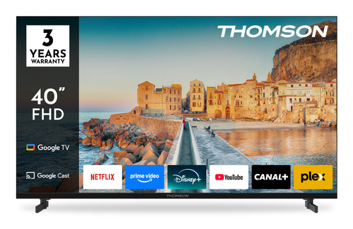 THOMSON 40FG2S15   TVC LED 40 FHD GOOGLE HDR WIFI SAT 3 HDMI 2USB