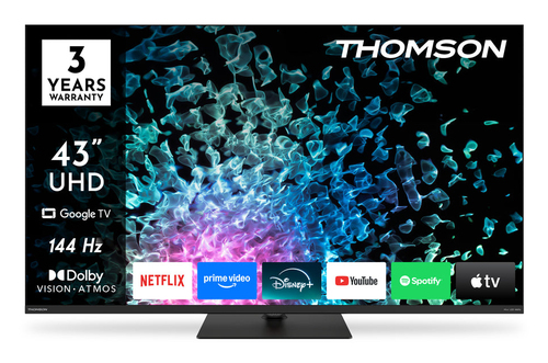 THOMSON 43MG7C15   TVC LED 43 MINILED GOOGLE TV 144 HZ 4HDMI 3USB DO