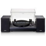 Lenco - LS-301BK   GIRADISCHI LS-301 BLACK + CASSE