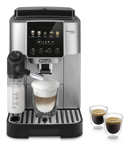 DELONGHI ped ECAM220.91.TB MACCH CAFFE SUPERAUT MAGNIFICA START LATTECREMA HOT TITANIUM BLACK