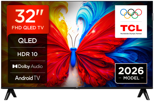 TCL 32S5L      TVC LED 32 QLED FHD SMART TV HDR10 60 Hz DOLBY DOLBY ATMOS P. LATERALI