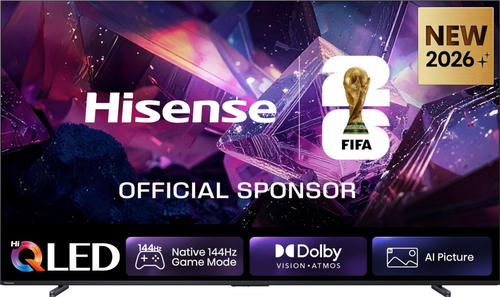 HISENSE 100E7S PRO TVC LED 100 QLED SMART TV HDR10+ 144HZ 400 NITS DOLBY VISION  ATMOS P.LATERALI