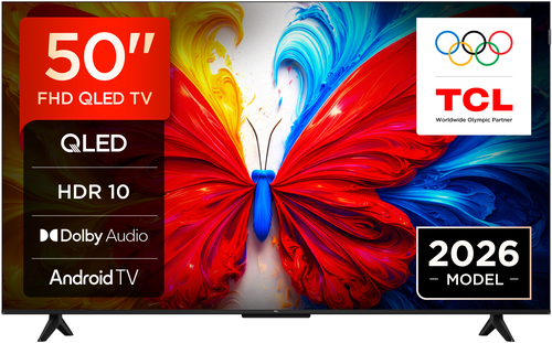 TCL 50S5L      TVC LED 50 QLED FHD SMART TV HDR10 60 Hz DOLBY AUDIO P. LATERALI