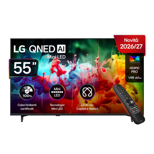 LG 55QNED70B6C.API TVC LED 55 MINILED 4K SMART A7 HDR10  WIFI 3HDMI 1USB 60HZ TELEC PUNTATORE