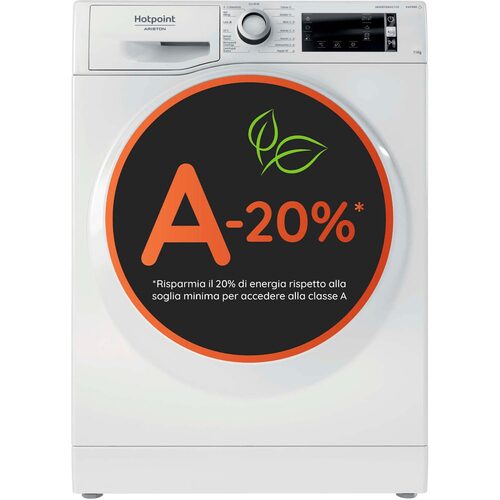 HOTPOINT ARISTON NBT1148WSAIT LAVATRICE CF 11KG 1400G A-20% INV VAP DISP DIGITALE
